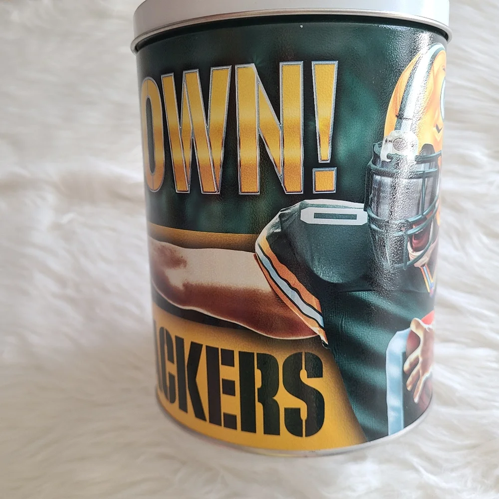 Green Bay Packer Steel Tin - Storage Containers